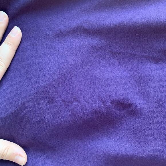 White by Vera Wang Bridesmaid or Formal Dress in Purple Plum Crepe - Picture 11 of 13